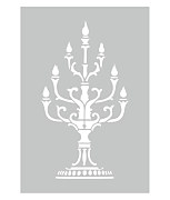 Šablóna Svietnik Kandelabr ST510